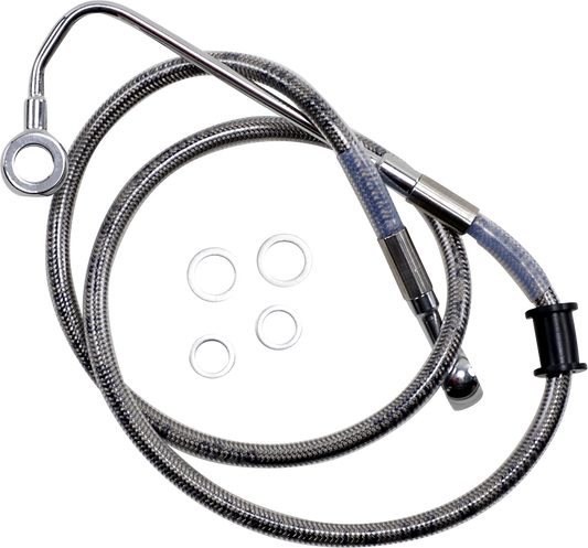 Brake Line - FLSTC '15-'17 - Stainless Steel