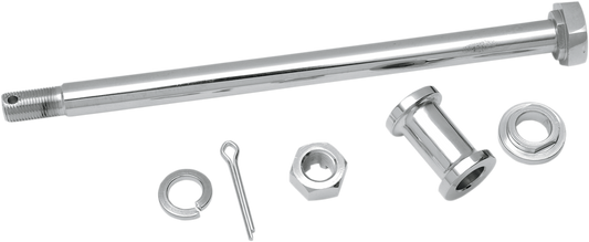 Axle - Rear - Chrome - Kit - 52-78 XL