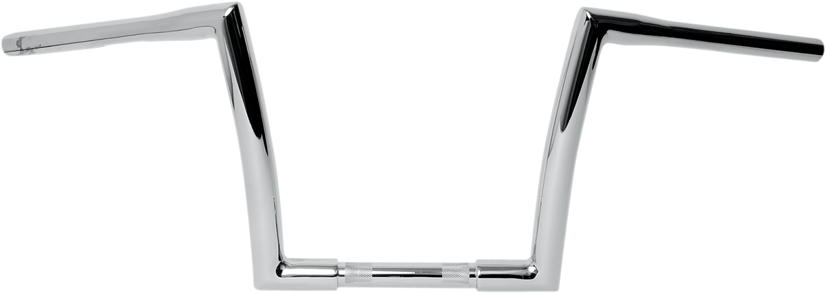 Chrome 1-1/4" Springer Style Strip Handlebar With 17" Rise