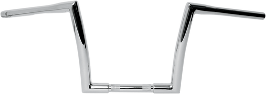 Chrome 1-1/4" Springer Style Strip Handlebar With 10" Rise