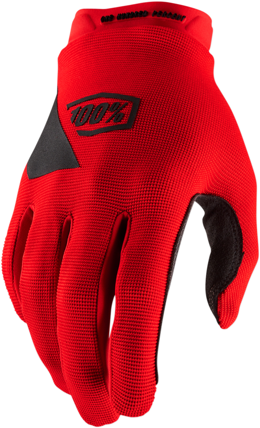 Youth Ridecamp Gloves - Red - XL