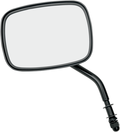 Die Cast Mirror - Standard Stem - Black