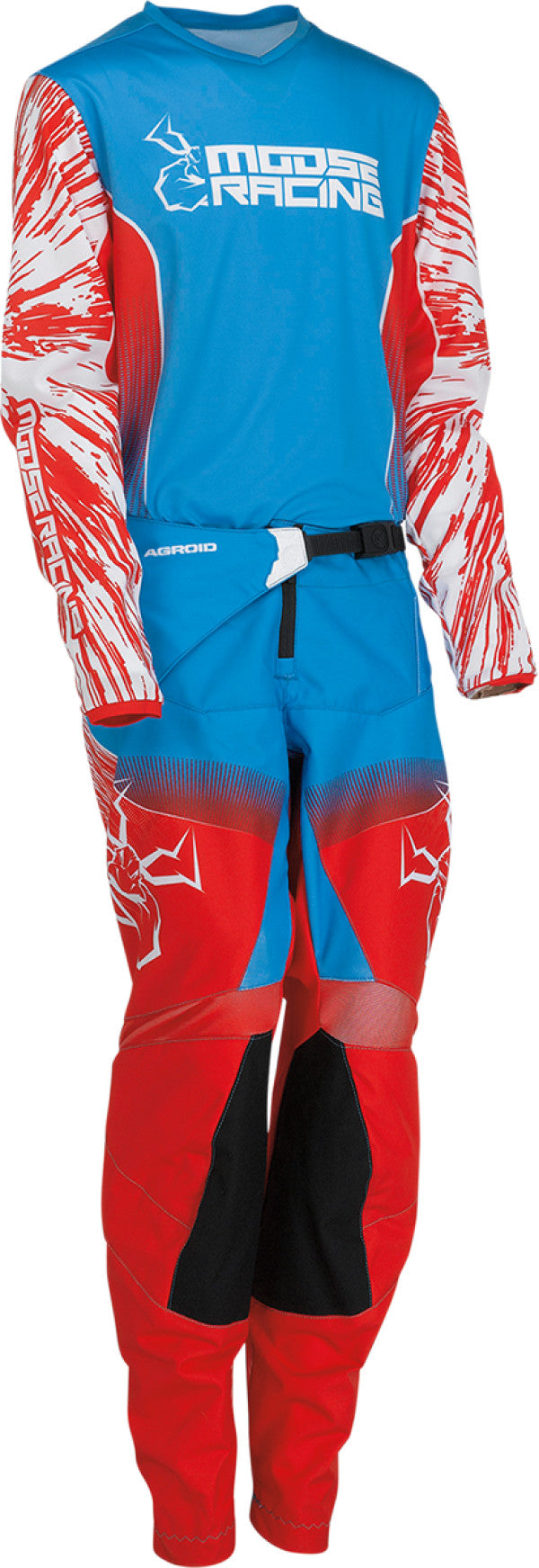 Pantalones MOOSE RACING Agroid Youth - Rojo/Blanco/Azul