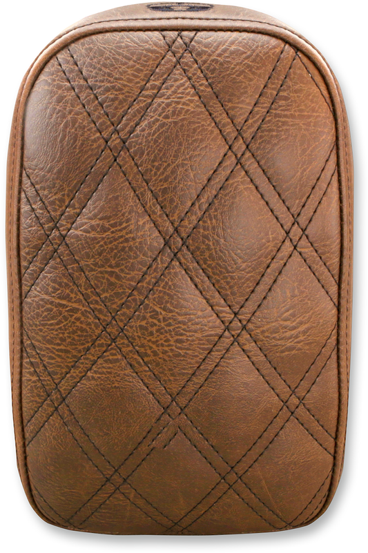 Lattice Stitched Pad - Brown -  6"