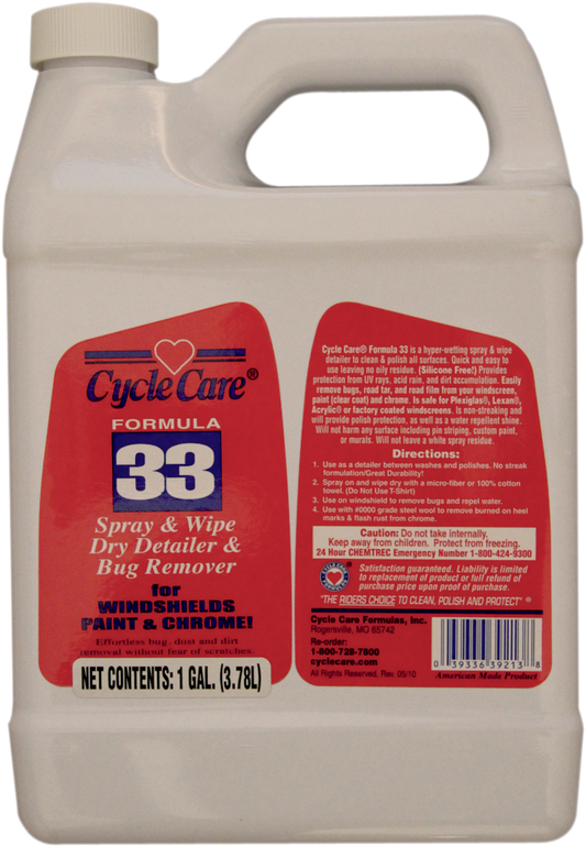 Formula 33 Detailer & Bug Remover - 1 U.S. gal.