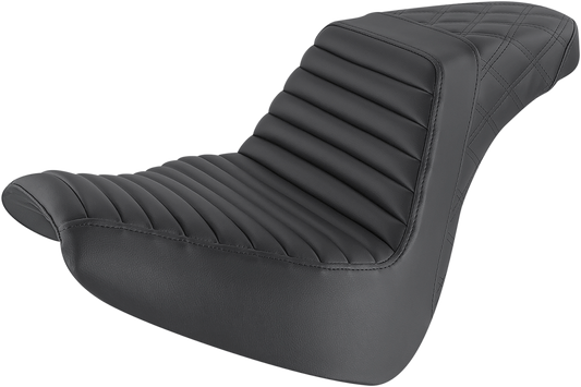 Step Up Seat - Tuck and Roll/Lattice Stitched - Black97216911