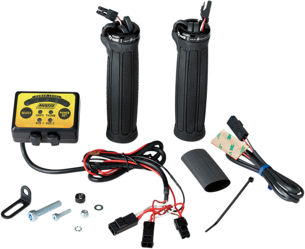 Grips - Heated - Quad Zone - Thumb Heater