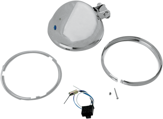 Carcasa de Montaje Inferior para Faro 5 3/4" - Cromo