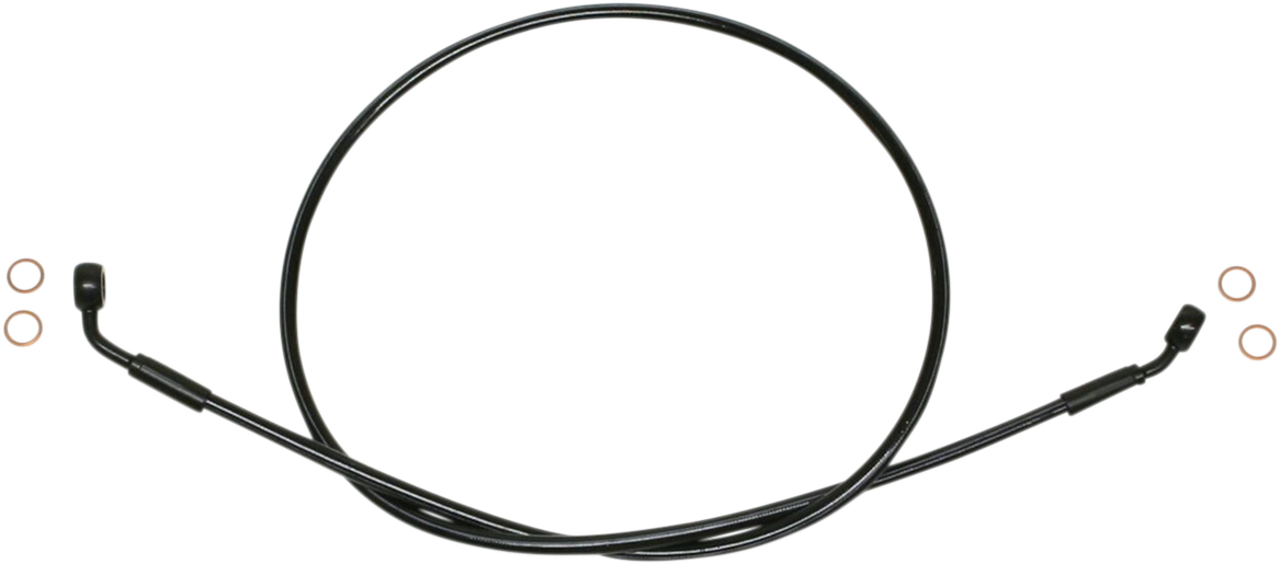 Brake Line - EZ Align - Stainless Steel - Black