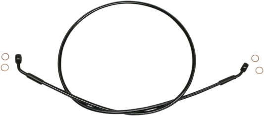 Brake Line - EZ Align - Stainless Steel - Black