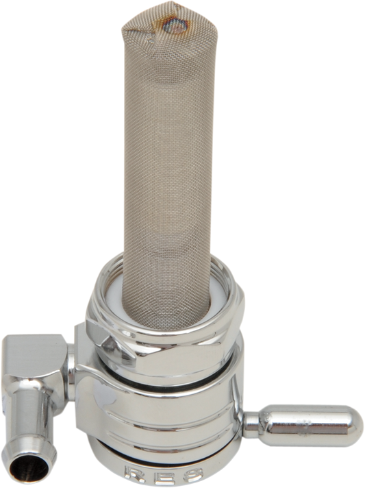 Forward Petcock - Chrome - 22mm