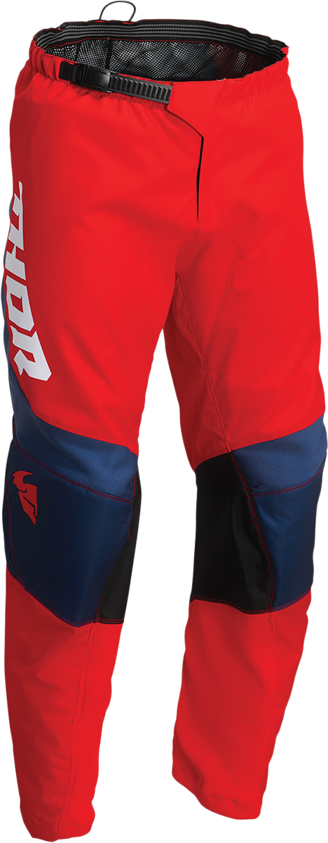 Youth Sector Chev Pants - Red/Navy - 28