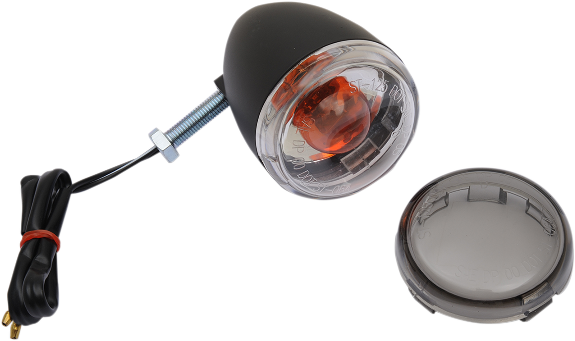 Direccional trasera Drag Specialties - negro mate