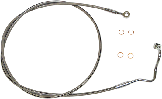 XR Upper Brake Line - 74" - Stainless98018