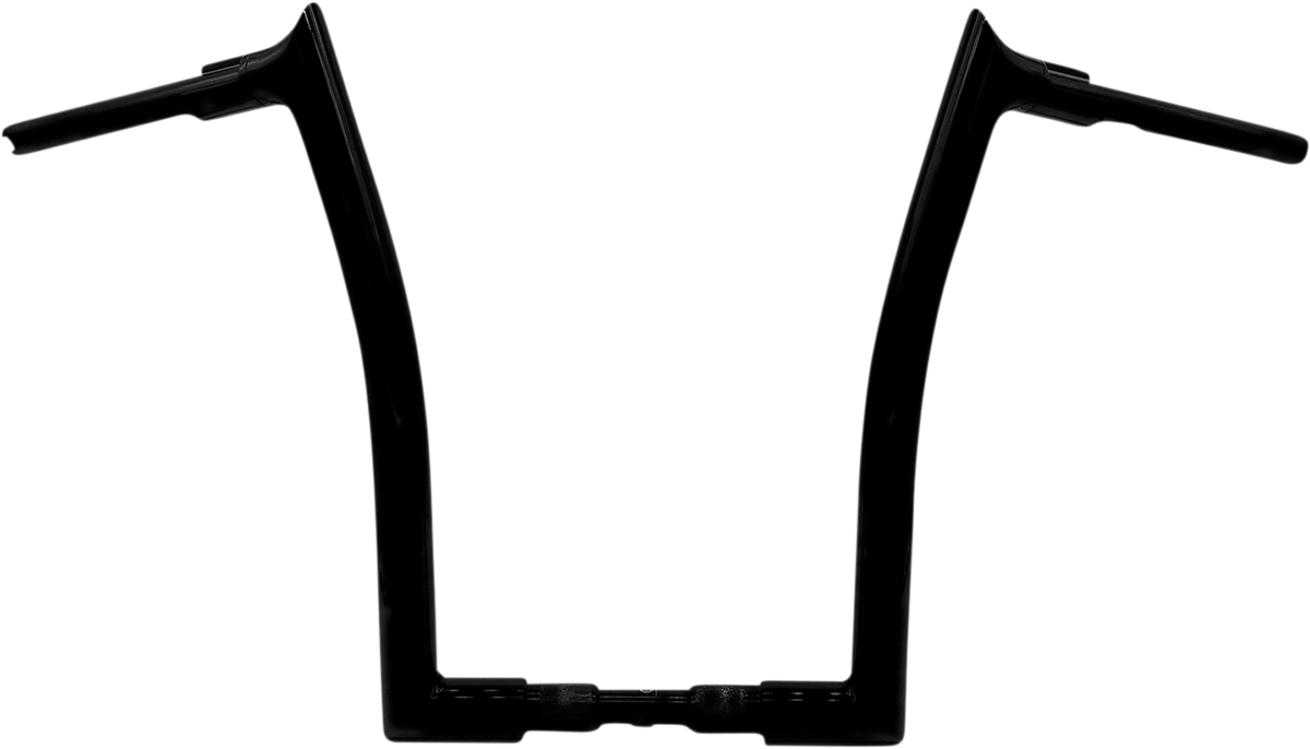 16" Black 1-1/2" Pointed Top Handlebar