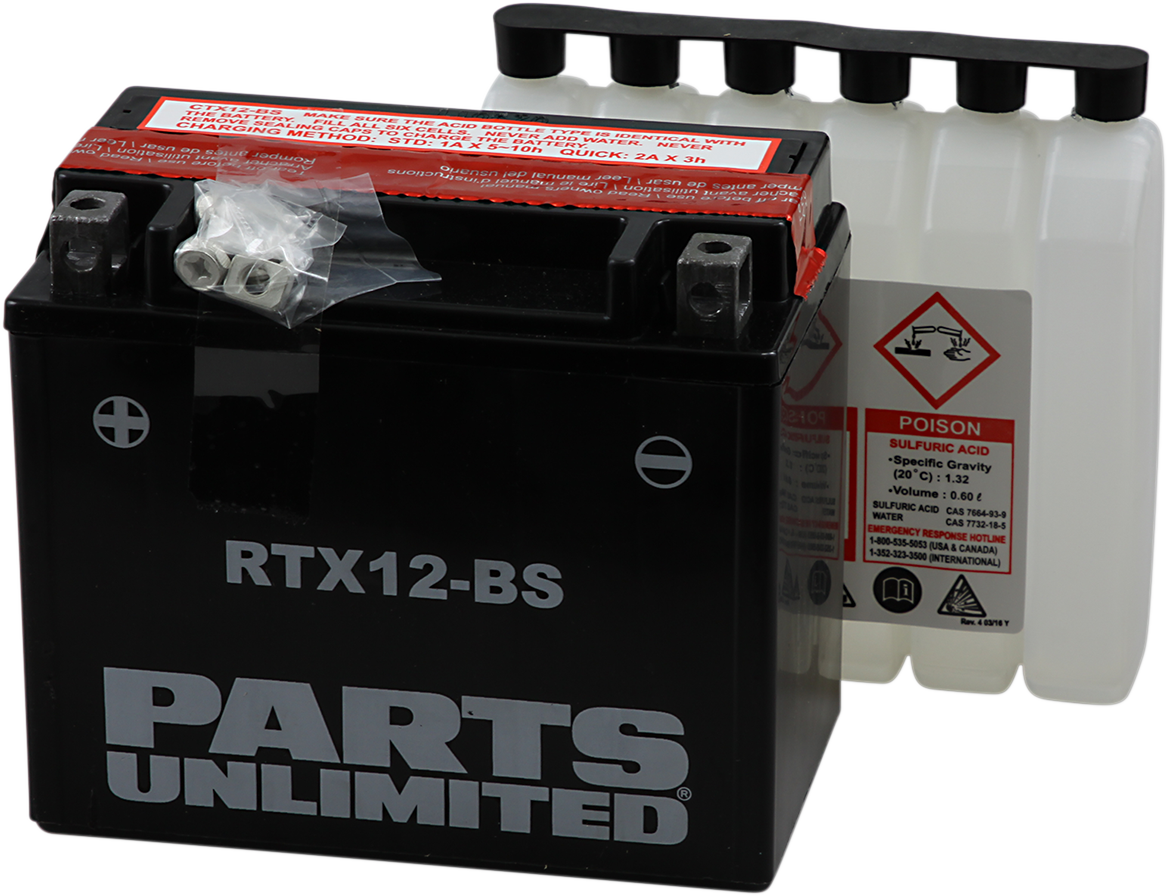 AGM Battery - RTX12-BS .60 L