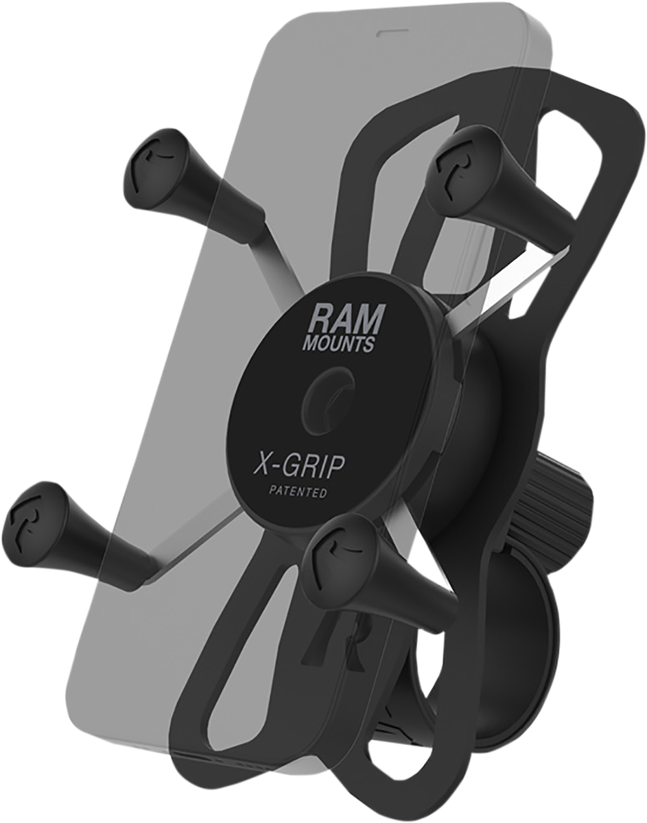 X-Grip® Phone Mount with Tough-Strap™ Handlebar Base