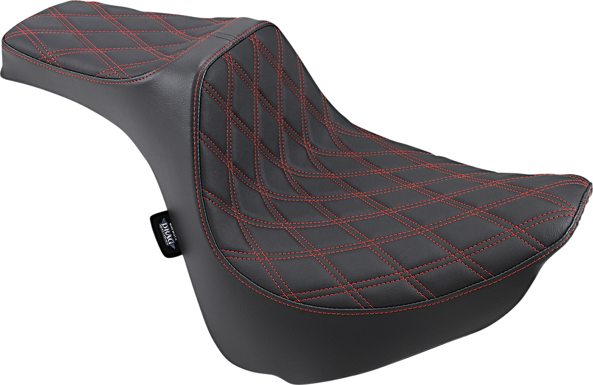 Predator III Seat - Double Diamond - Red Stitched - FXFB