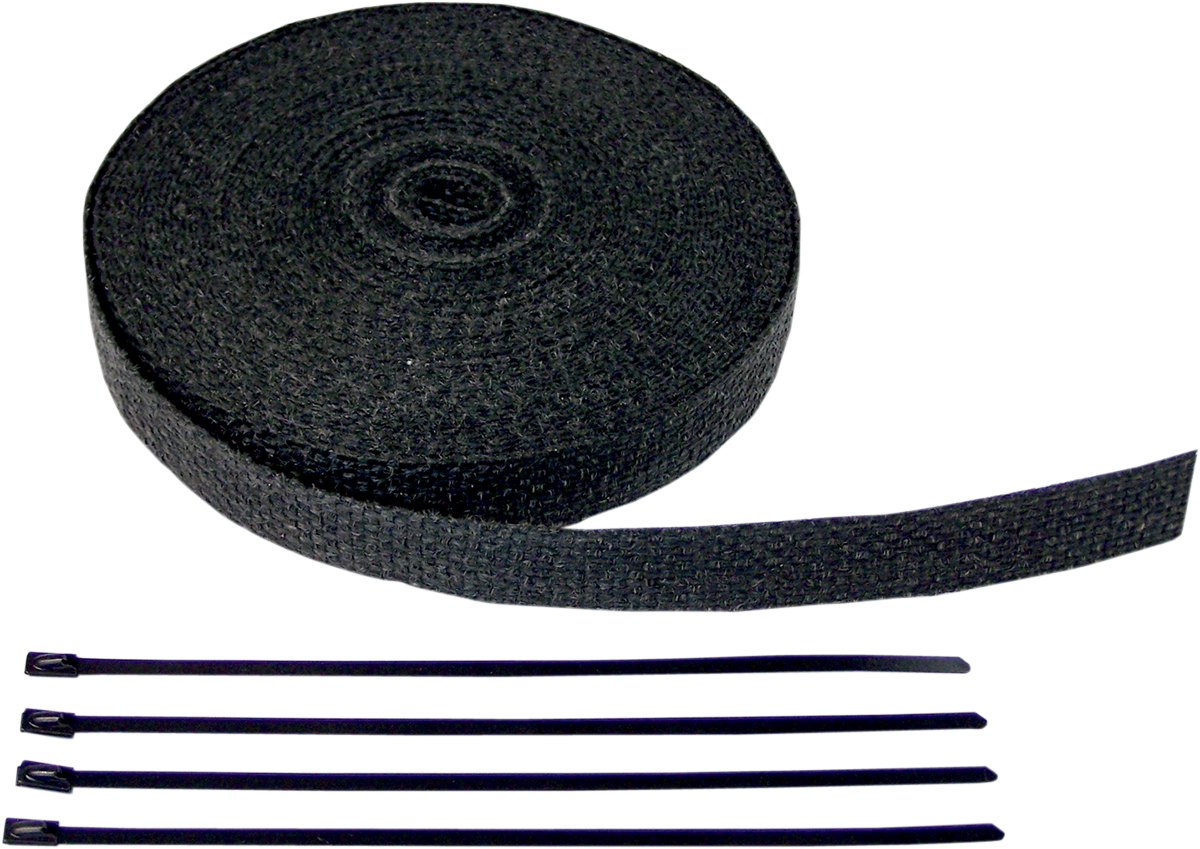Exhaust Wrap Kit Black 1x50 Ruta 70