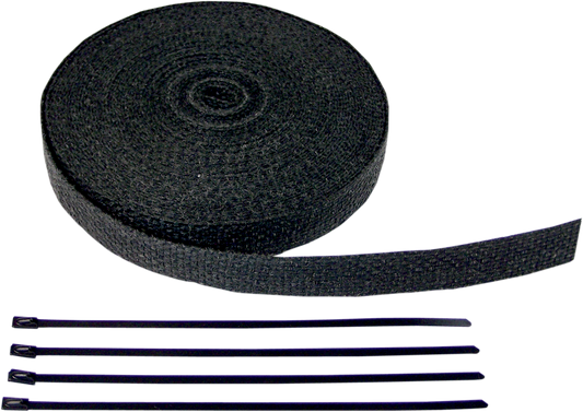 Exhaust Wrap Kit - Black - 1x50