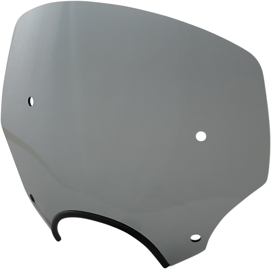 El Paso Windshield - 13" - 7" Headlight Cutout - Black Smoke