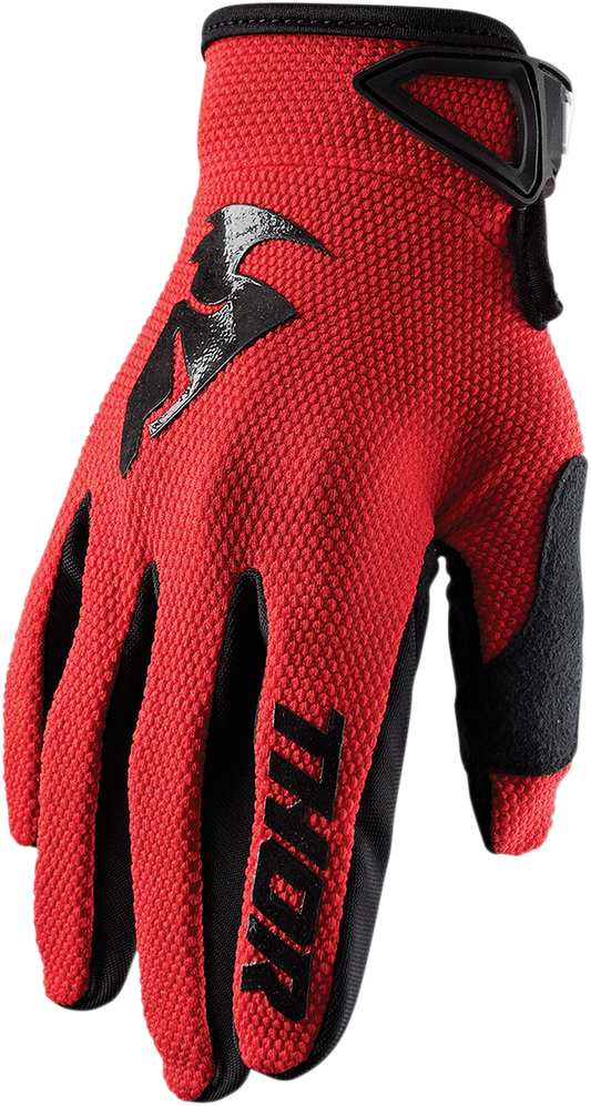 Youth Sector Gloves - Red - Medium