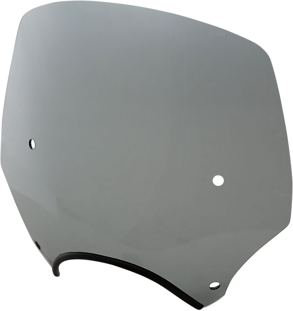 El Paso Windshield - 15" - 9" Headlight Cutout - Black Smoke