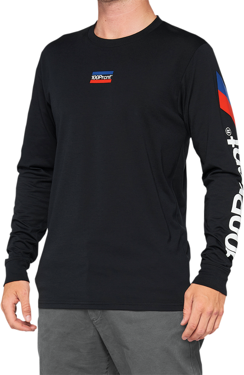 Aster Tech T-Shirt - Long-Sleeve - Black - Large