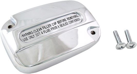 Master Cylinder Cover - Clutch - Chrome