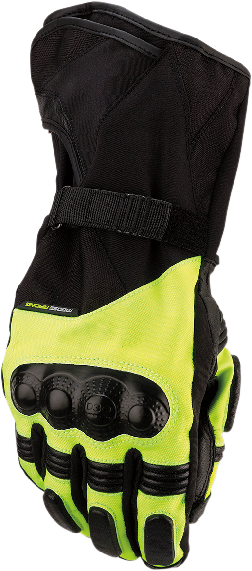 ADV1™ Long Gloves - Black/Hi Vis - Large