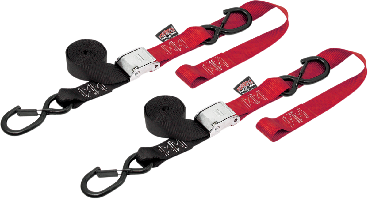Cam Tie-Down - 1.5" - Black/Red