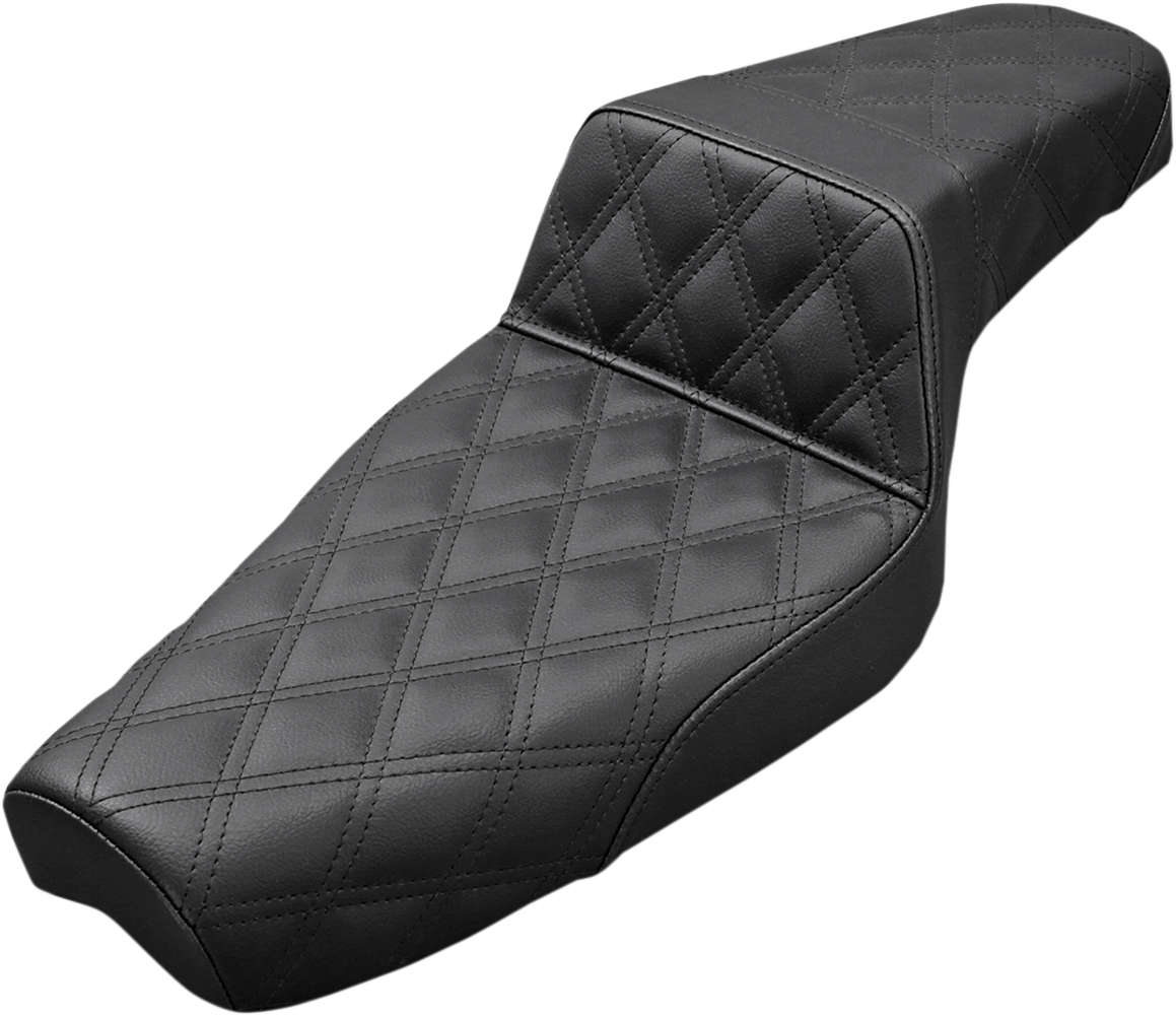 Step Up Seat - Lattice Stitched - Black - XL4448347