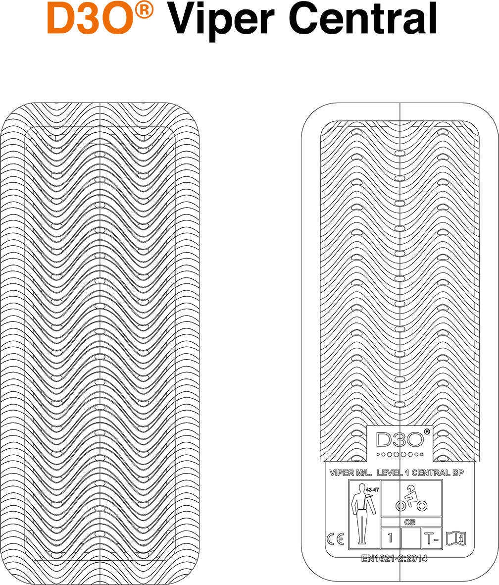 D3O Viper Guard - Parte trasera central
