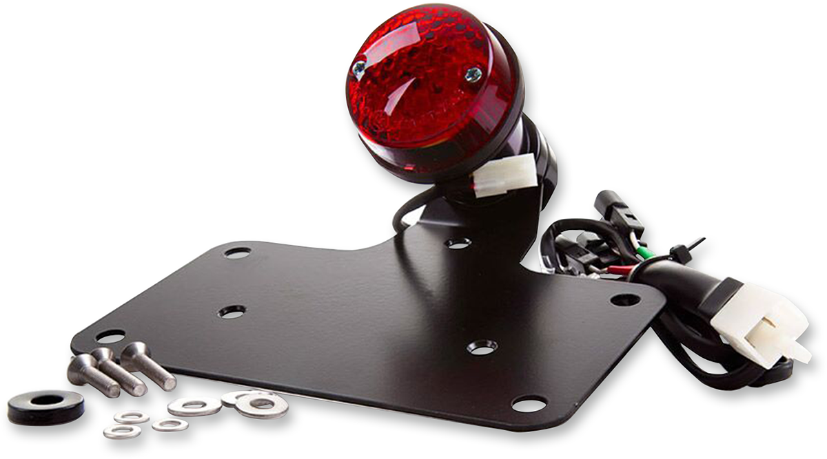 Retro Tail Light - Black