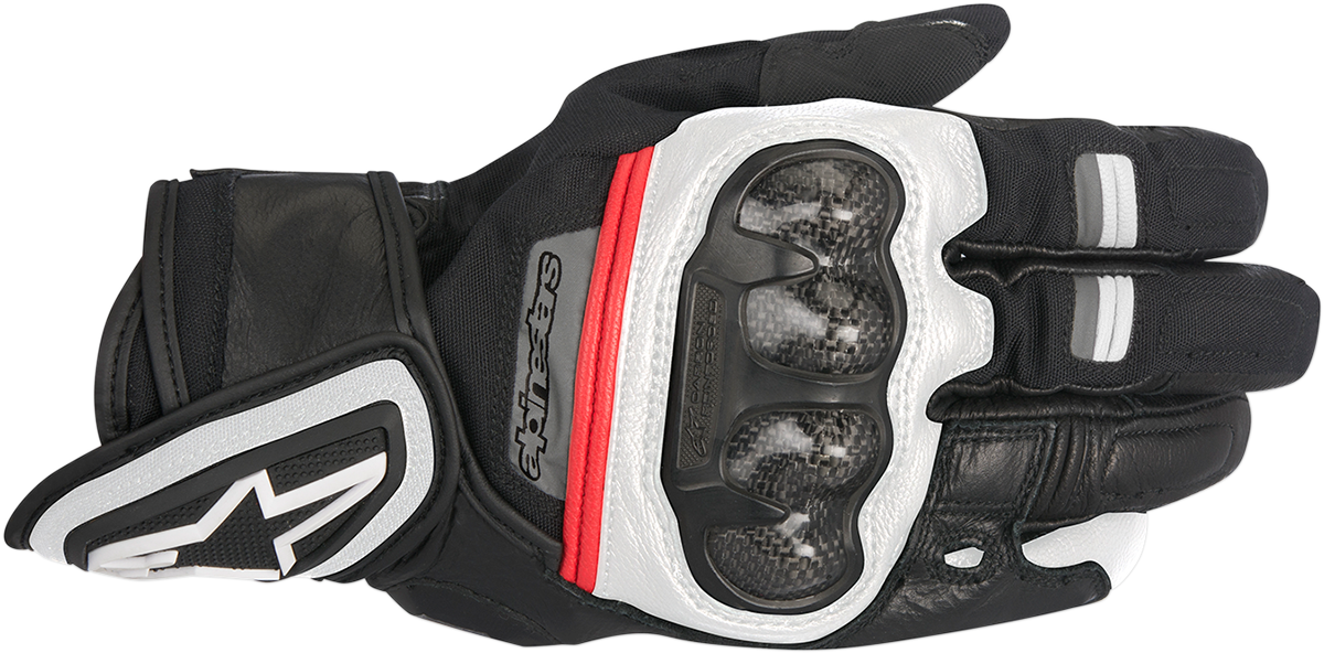 Rage Drystar® Gloves - Black/White/Red - 2XL