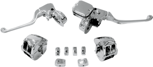 Controles del Manillar con Cilindro Maestro y Palancas Cromo