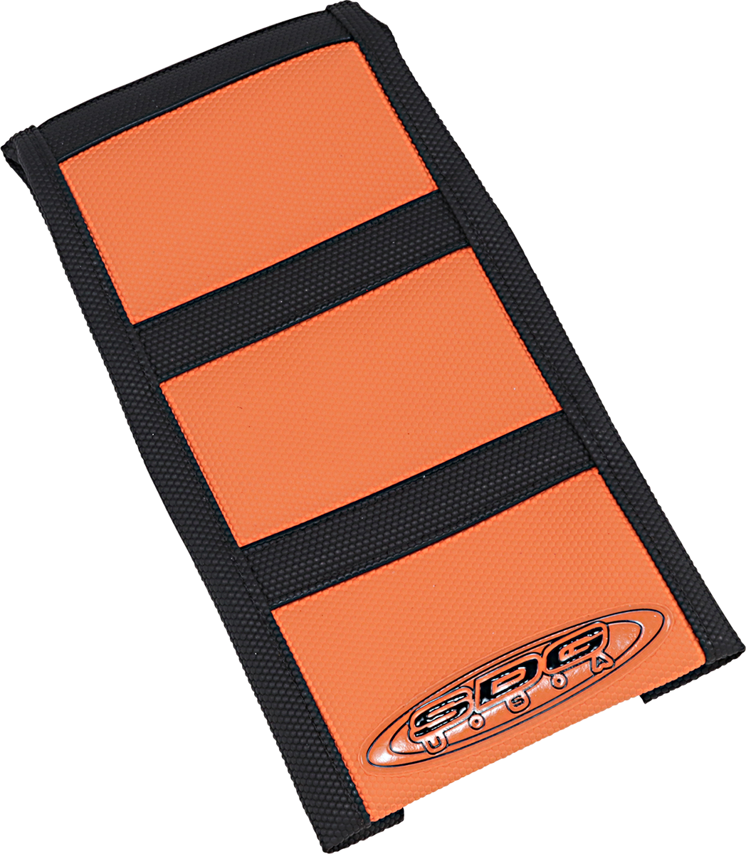 6-Ribbed Seat Cover - Orange/Black - SXF