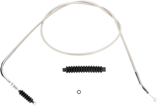 Clutch Cable - +4" - Suzuki - Stainless Steel