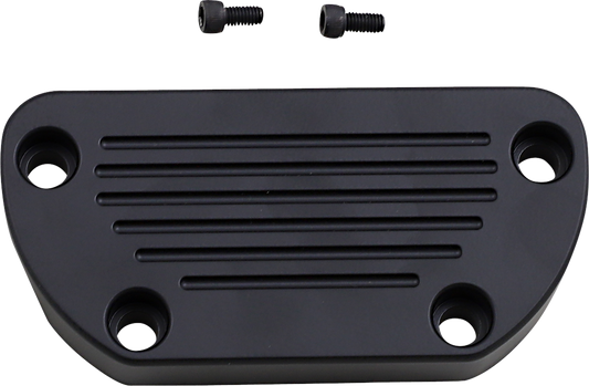 Black Flat 1" Handlebar Clamp Mount - For Pullback Risers