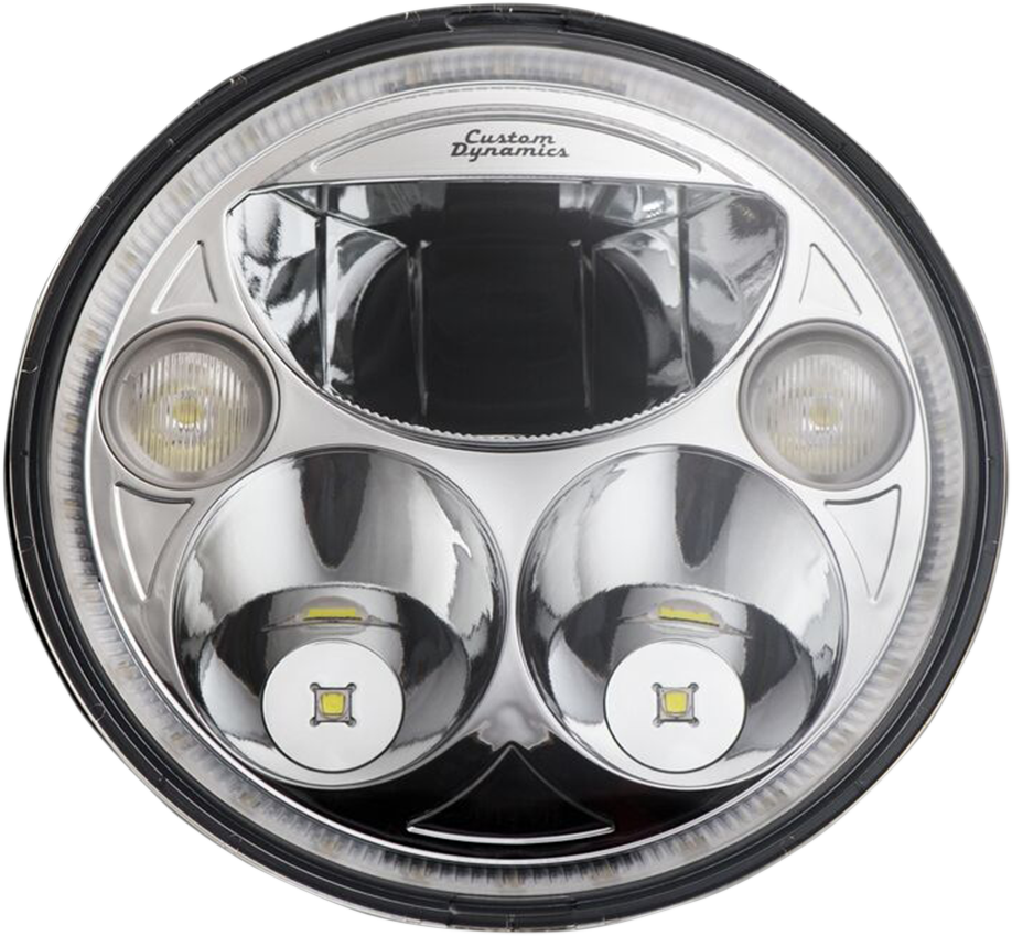 7" TruBEAM® Headlamp - Chrome - Chieftain