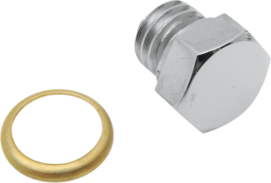 Chrome Hex Drain Plug 1/2-13