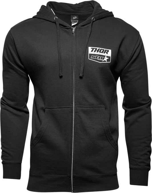 Star Racing Fleece Zip Up - Black - Medium