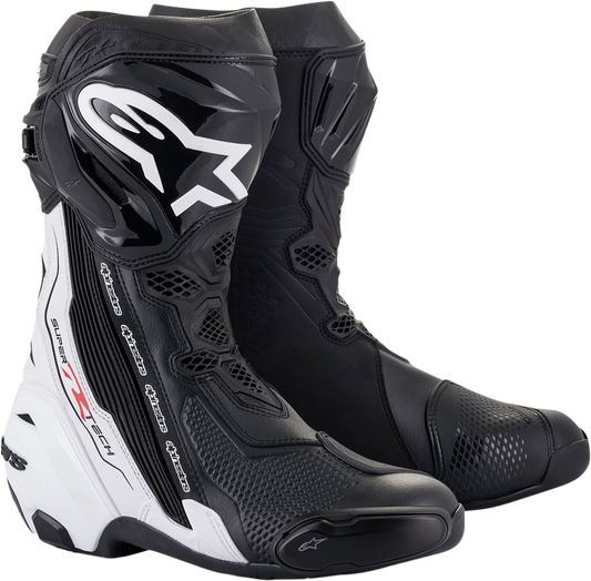 Botas Alpinestars Supertech R - Negro/Blanco