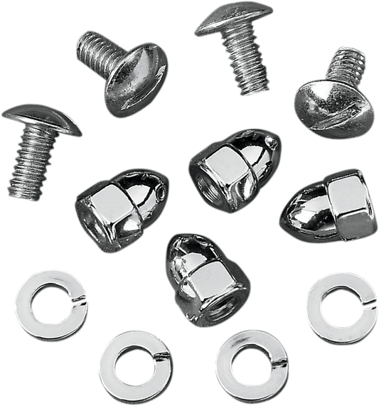 License Plate Fasteners - Acorn Nuts