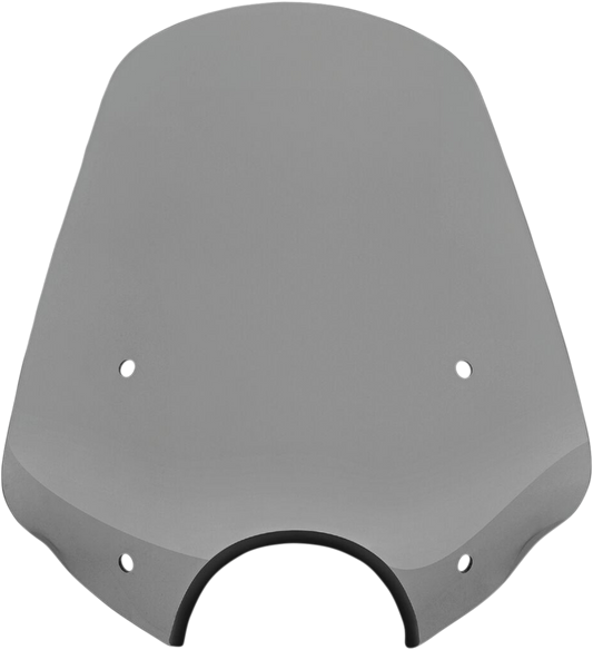 Big Shot Windshield - 7" Headlight Cut out - Black Smoke