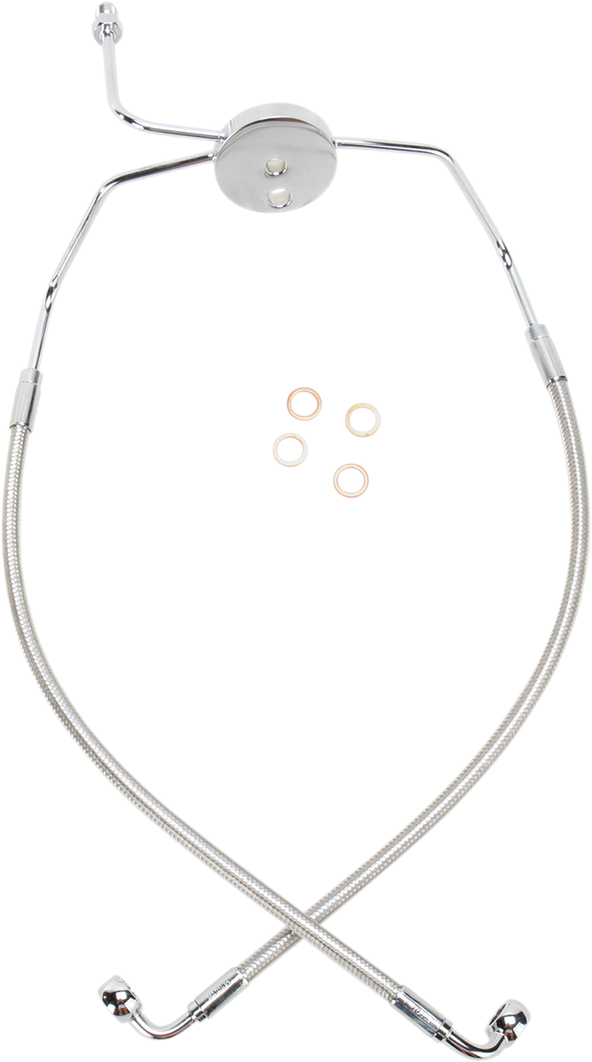 Brake Line - Polished - Lower