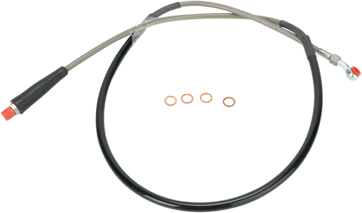 Brake Line - Front - Stainless Steel - Suzuki