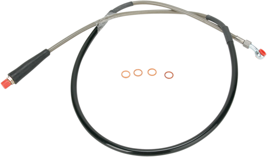 Brake Line - Front - Stainless Steel - Suzuki