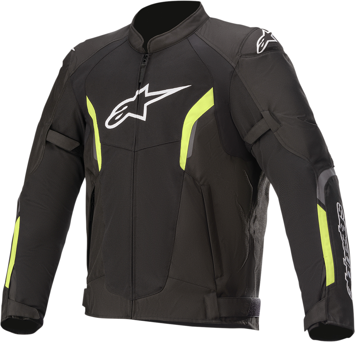 Chamarra textil Alpinestars AST Air v2 - negro/amarillo