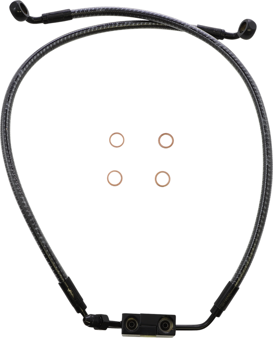 Brake Line - Front - Dual - ABS - KARBONFIBER